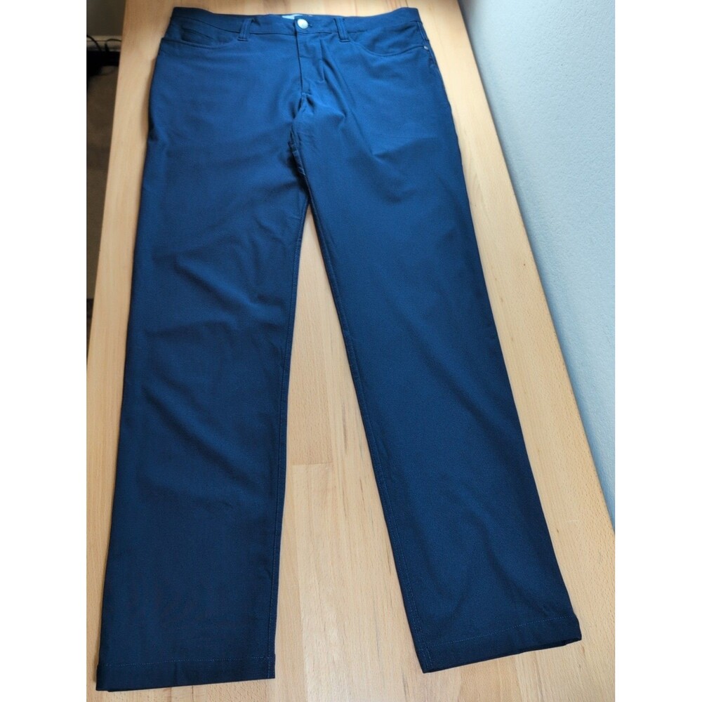 Rye 51 Men's Pants Fit 36x32 Tech Performance Voyager Navy Stretch Wicking Golf